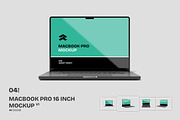 Macbook Pro 16 Inch - Mockup, a Mac Mockup by Rometheme Std (Thumbnail 1 of 5)
