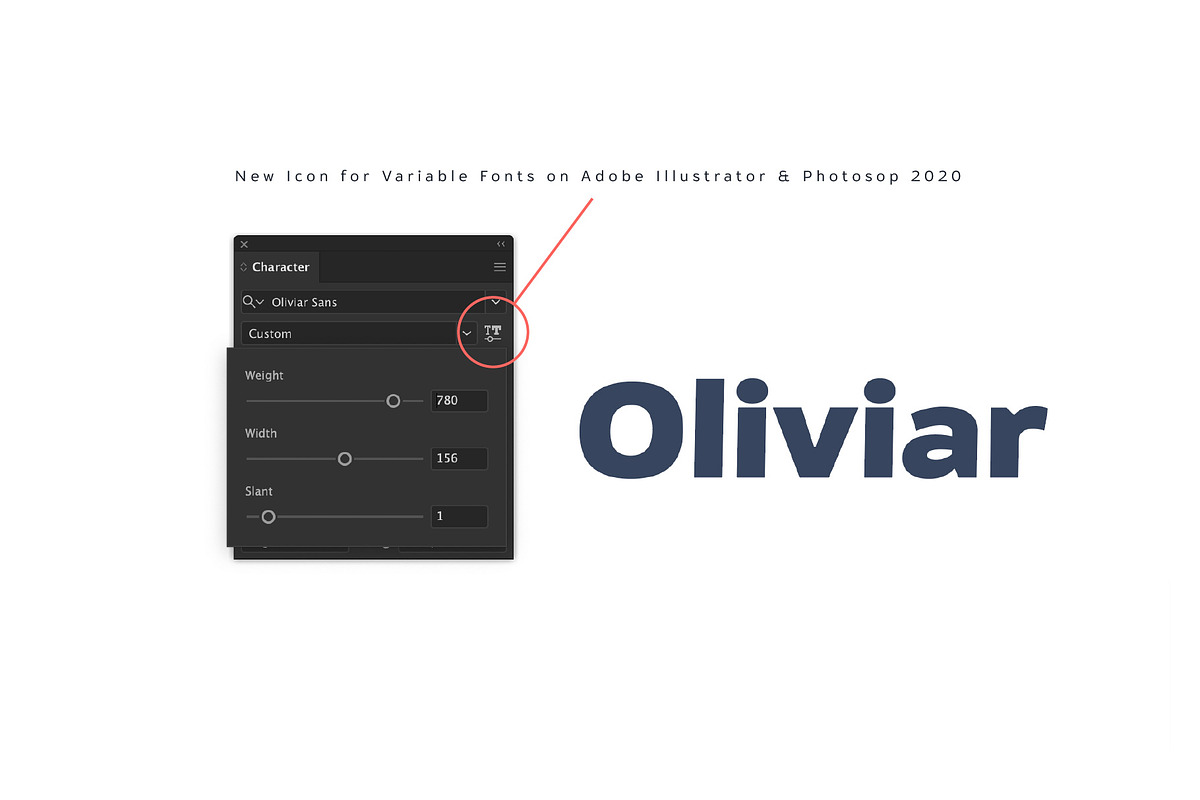 Oliviar Sans - Variable Fonts, a Sans Serif Font by Adam Fathony (Photo 16 of 17)