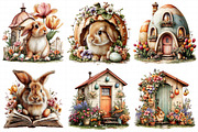 Easter Bunny House Clipart, an Illustration by Daily.Designs (Thumbnail 5 of 8)
