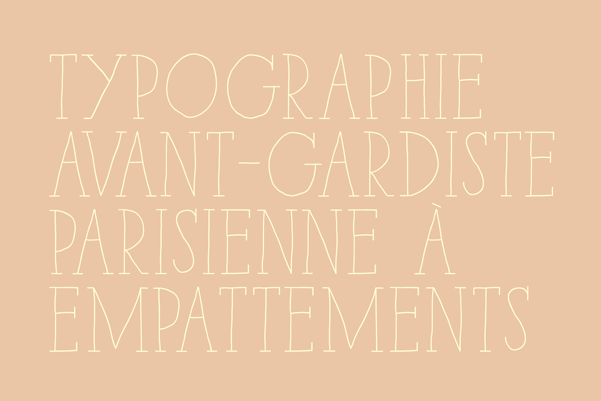 Paris Serif Font Pack preview 2
