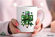 St Patricks Day Teacher Coquette Png, an Illustration by Craft Nest (Thumbnail 3 of 4)