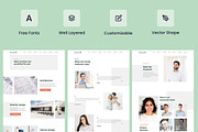 Real Estate Website Design Template, a Wireframe Template by INSPR STD (Thumbnail 6 of 6)