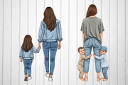 Mother’s Day Clipart Bundle, an Illustration by T-shirt Pond (Thumbnail 3 of 7)