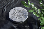 Die Cut Logo Mockup, a Merchandise Mockup by WudelMbois Studio (Thumbnail 3 of 3)