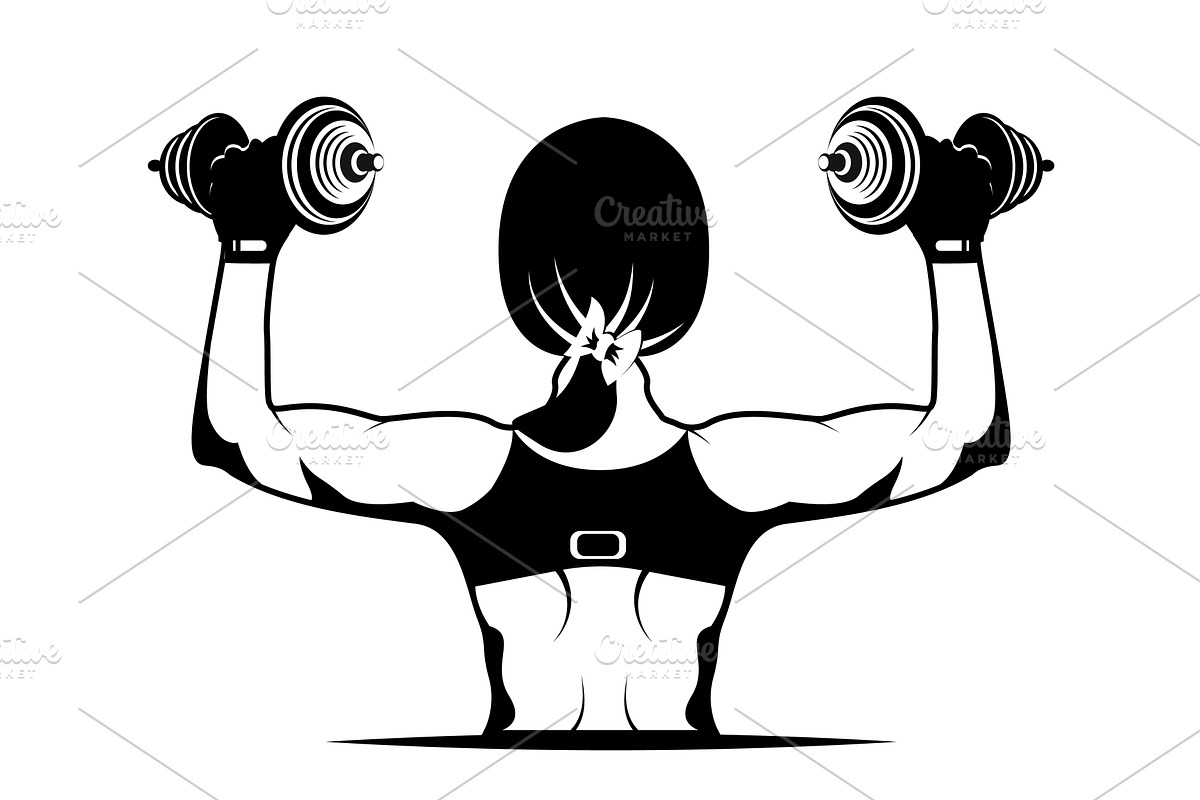 Logo for fitness clubs, a Healthcare Illustration by pashigorov (Photo 1 of 4)