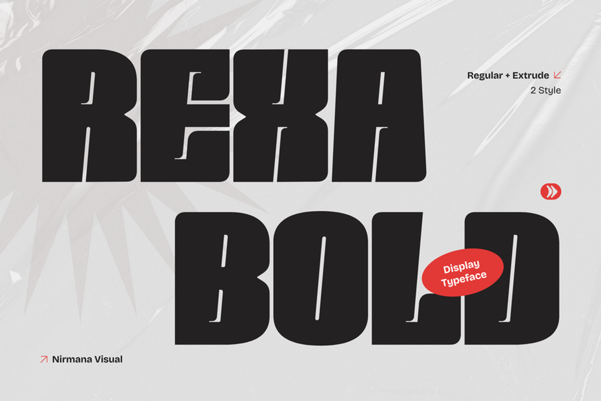 Rexa Bold - Modern Sport Logo Font, a Sans Serif Font by Nirmana Visual (Photo 1 of 11)
