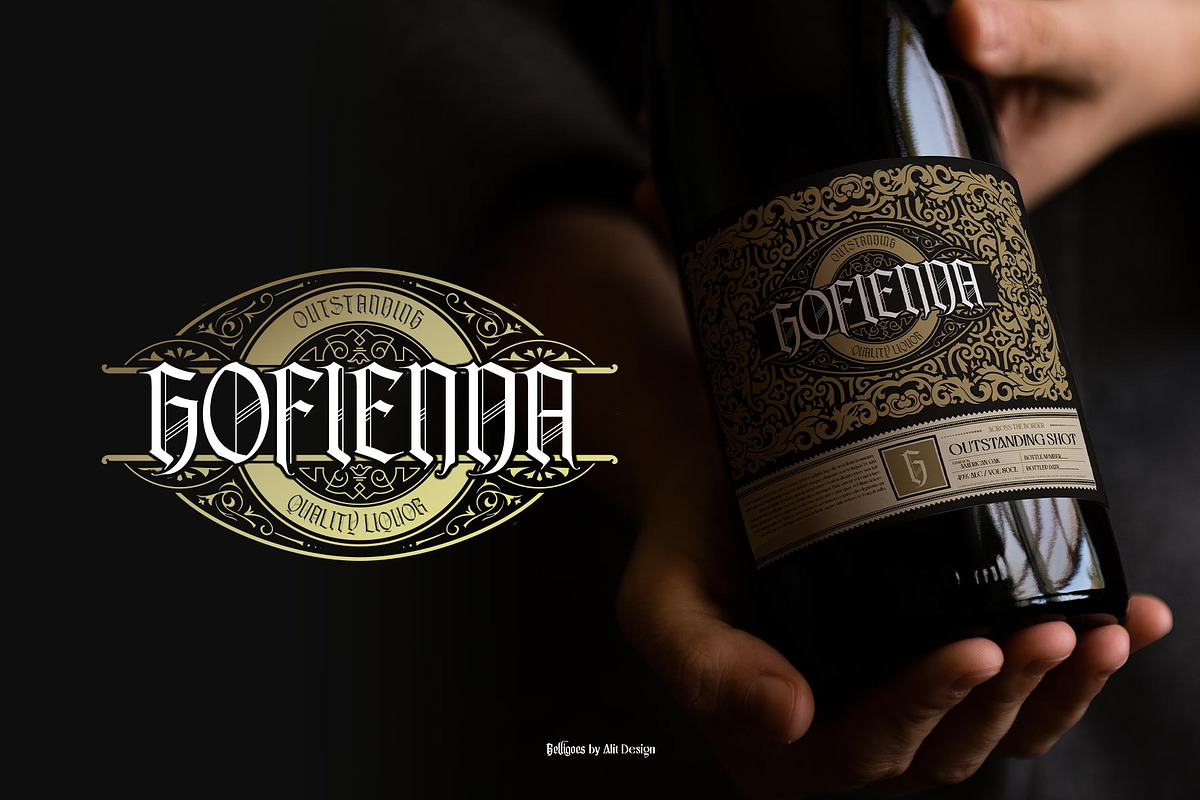 Belligoes Blackletter Font, a Blackletter Font by alit design (Photo 11 of 15)