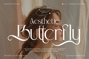 Butterfly - Aesthetic Serif Typeface