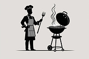 BBQ Grill Master Chef Bundle, an Illustration by Creativeshirt (Thumbnail 6 of 7)
