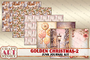 Golden Christmas-2 Junk Journal, an Object Illustration by CraftArtStory (Thumbnail 4 of 6)