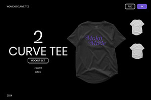 MOKITUP: Womens Curve Tee Mockup