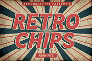 Retrochips - Display Vintage, a Font by Almarkhatype (Thumbnail 1 of 7)