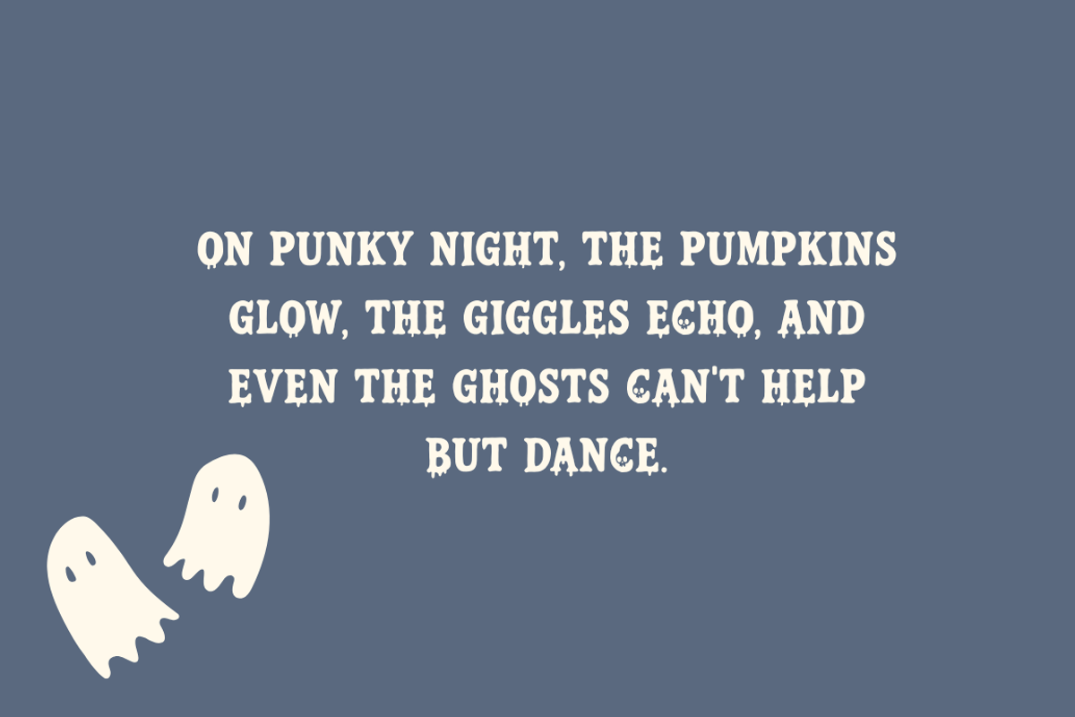 Punky Night – A Playful Halloween Fo, a Sans Serif Font by Cosy Fox (Photo 4 of 6)