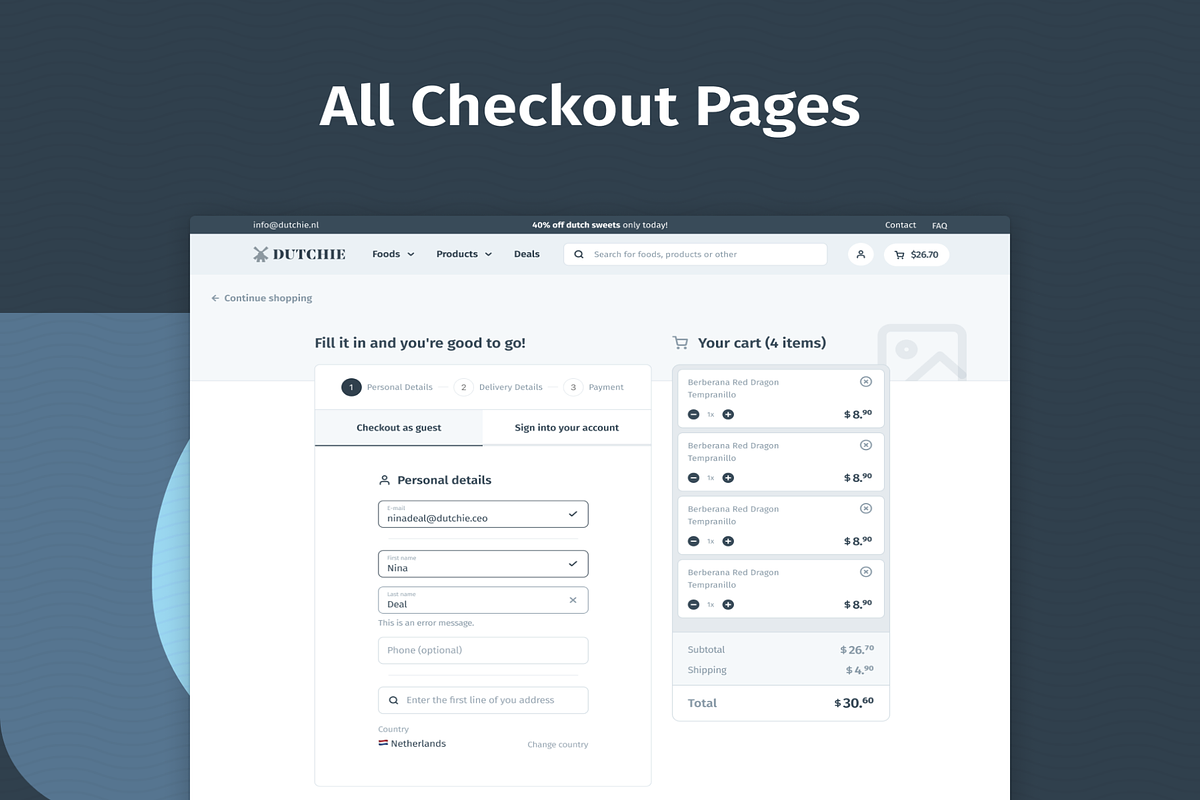E Commerce Wireframe Kit By Bionic preview 2