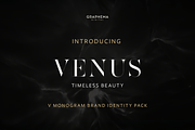Venus - V monogram brand identity, a Graphic by Graphema Digital (Thumbnail 1 of 12)