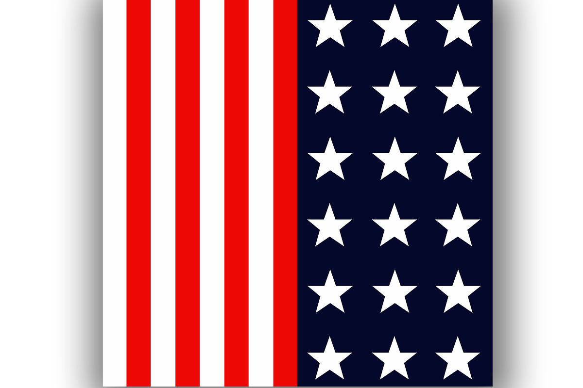 American Patriotic Flag Red White, a Background Graphic by Sharon Schwalbe (Photo 6 of 6)