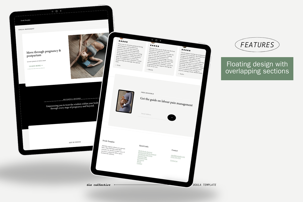 Doula Squarespace Website Template, a Templates & Theme by Dia Collective (Photo 18 of 20)