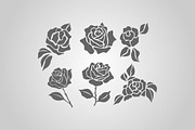 25 Rose Designs (Vector), an Object Graphic by BIOWORKZ (Thumbnail 3 of 5)