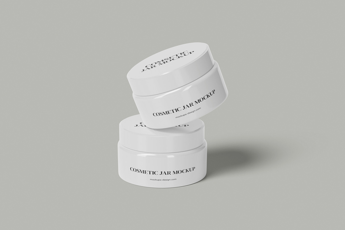 Cream Jar Mockup, a Packaging Mockup by Pexelcorner (Photo 4 of 5)