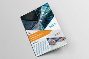 Business A4 Brochure Template Cover