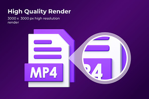 File Format 3D Icon Pack