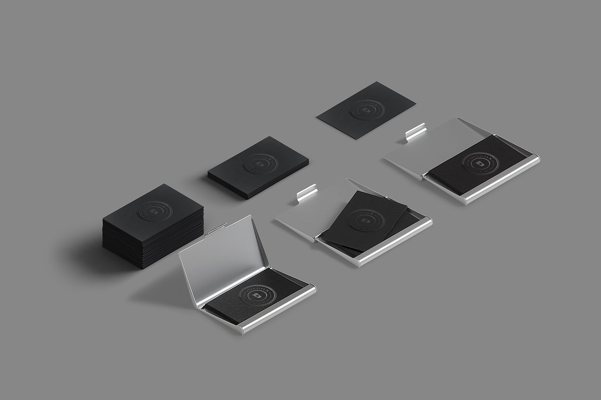 Spot UV Business Card Mockup - Case, a Product Mockup by thengtiger