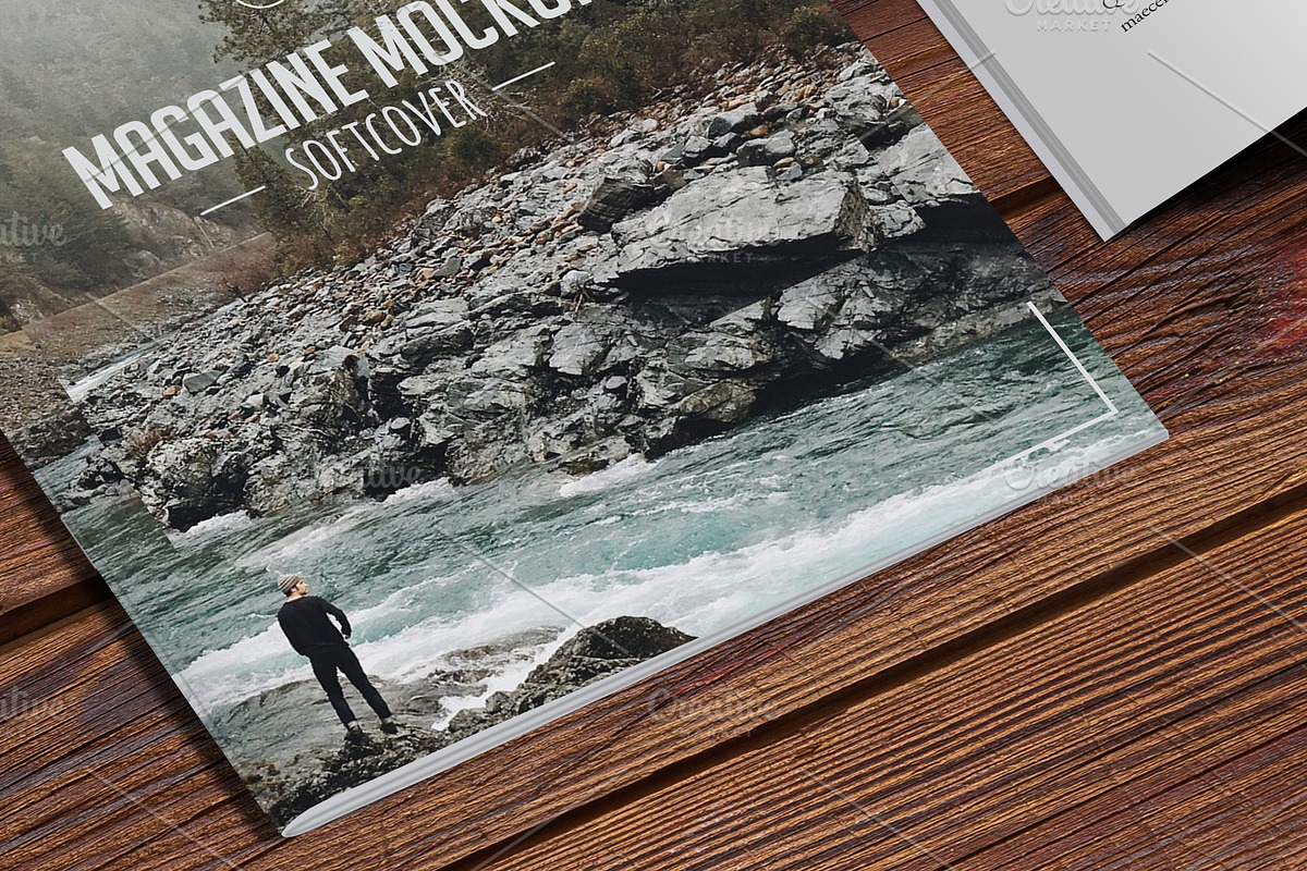 Softcover Magazine Mockup, a Print Template by ArtefShop (Photo 5 of 8)