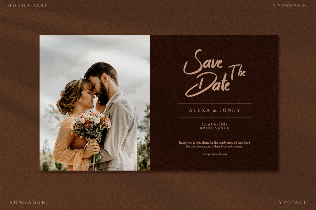 Bundadari - A Modern Handwritten, a Handwritten Font by Samtiv Studio (Photo 7 of 7)