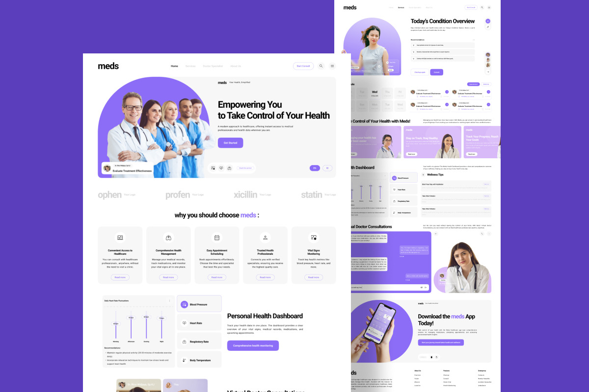 Meds - Healthcare Landing Page, a Landing Page Template by twinstd (Photo 4 of 5)