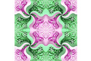 Abstract Fractal Pink and Green, a Pattern Graphic by Sharon Schwalbe (Thumbnail 2 of 2)