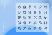 Beauty & Care Icon, an Outline Icon by Nathaya Studio (Thumbnail 2 of 2)