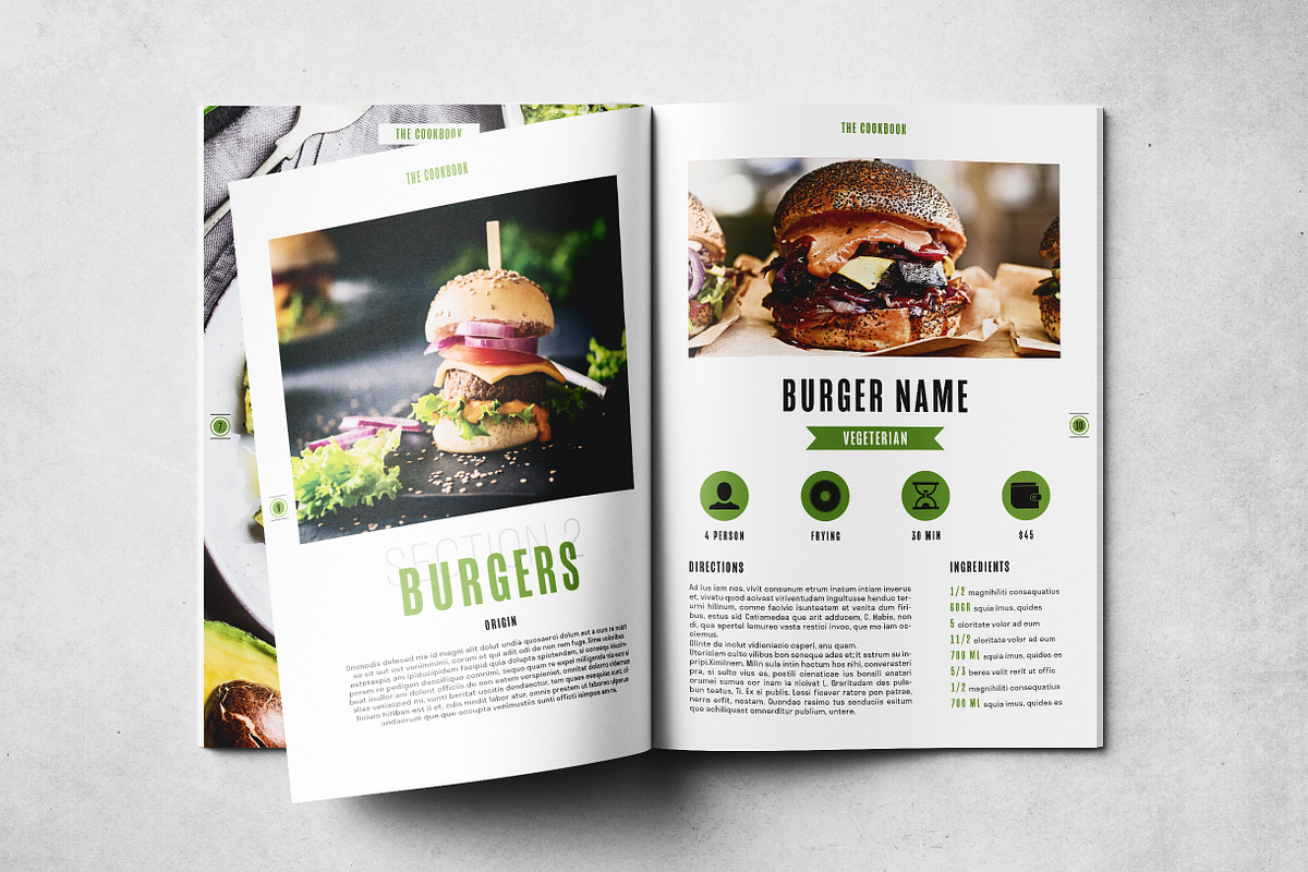 CookBook Layout Template, a Brochure Template by Grkic Creative (Photo 6 of 13)