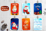 Santa big Christmas set, a Decorative Illustration by Ekaterina Goncharova (Thumbnail 12 of 13)