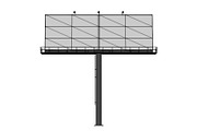 Wide outdoor billboard 3d model, an Environmental 3D Model by Art's and patterns (Thumbnail 6 of 6)