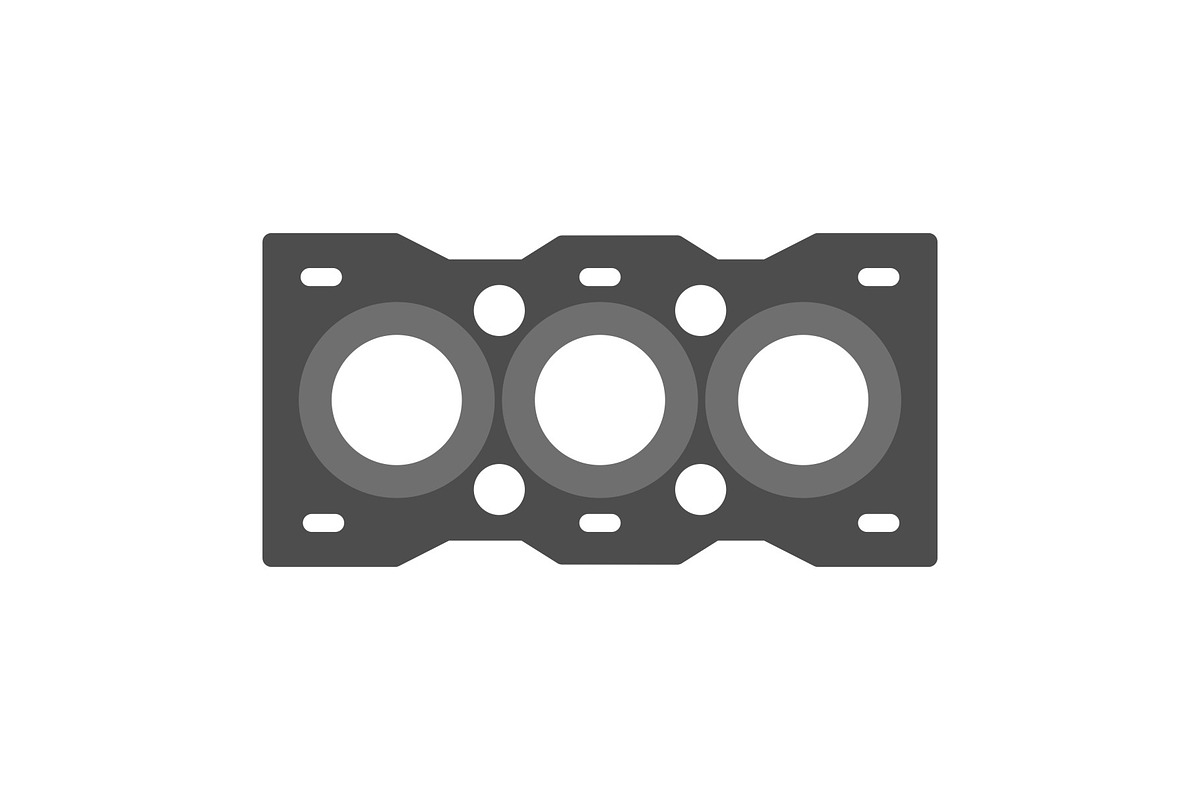 Gasket Flat Icon, a Duotone Icon by Pexelpy (Photo 1 of 2)