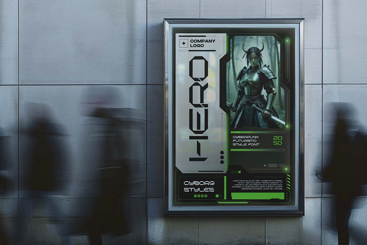 Transonite Futuristic Display Font, a Serif Font by UICreative (Photo 9 of 13)