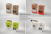 Paper Oatmeal Box Packaging Mockup, a Cups & Container Mockup by INCDesign (Thumbnail 2 of 14)