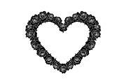 Floral Heart Wreath SVG Bundle, an Illustration by Gaye Art (Thumbnail 17 of 31)