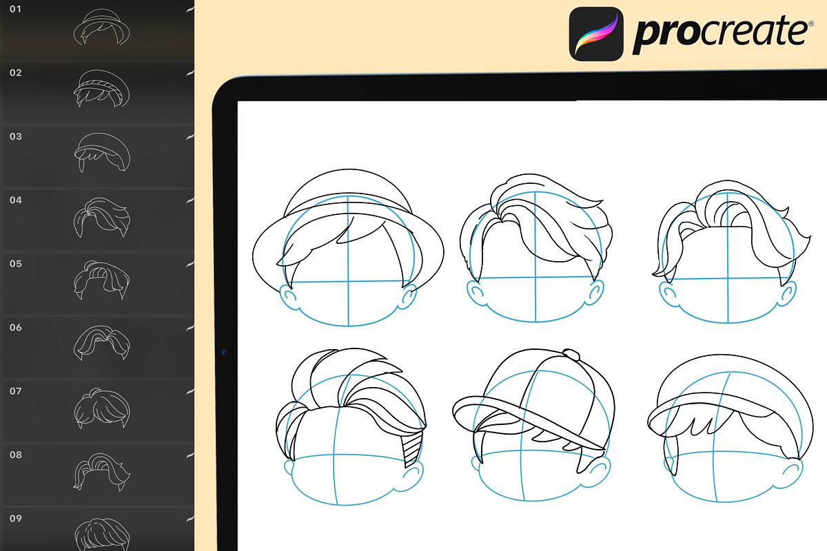 175 Procreate Chibi Summer Stamp, a Brush Add-On by DrawingStoryShop (Photo 7 of 10)