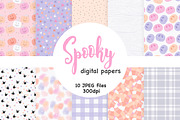 Spooky Patterns, a Pattern Graphic by GlamArtZhanna (Thumbnail 1 of 4)