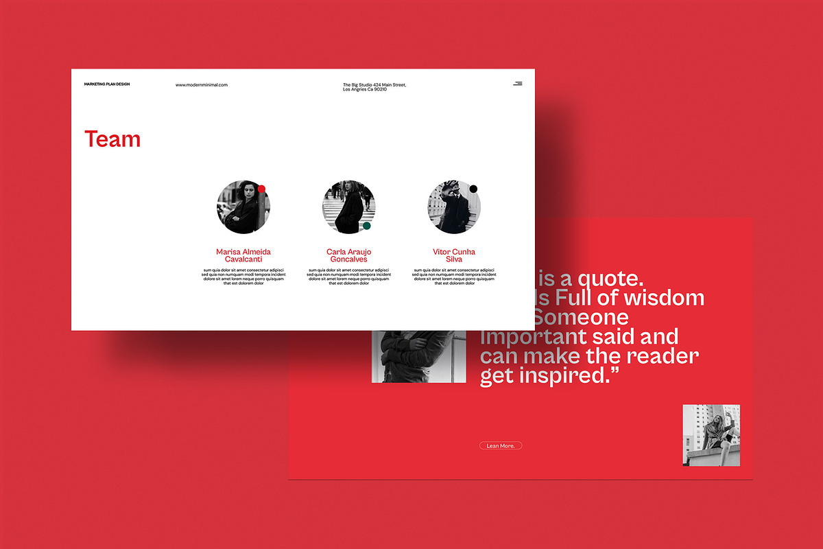 Marketing Plan Template | CANVA, a Presentation Template by evgenystudio (Photo 2 of 10)