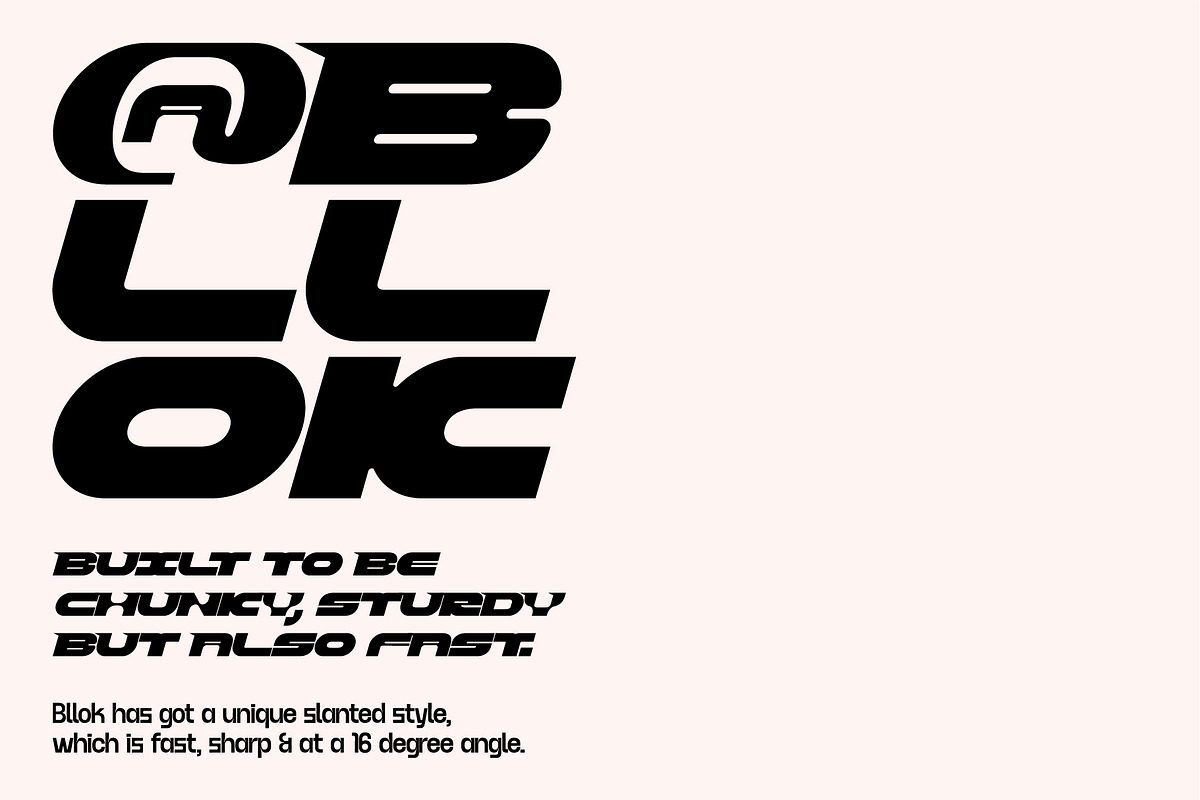 BLLOK - Display Typeface, a Font by Kulturë Type (Photo 4 of 9)