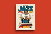 Jazz Night Show Flyer, a Flyer Template by megarez (Thumbnail 3 of 3)