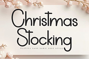 Christmas Stocking, a Sans Serif Font by FreshTypeINK (Thumbnail 1 of 8)