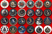 Christmas patchwork ornament  Bundle, a Seasonal Illustration by ElenazlataArt (Thumbnail 3 of 7)
