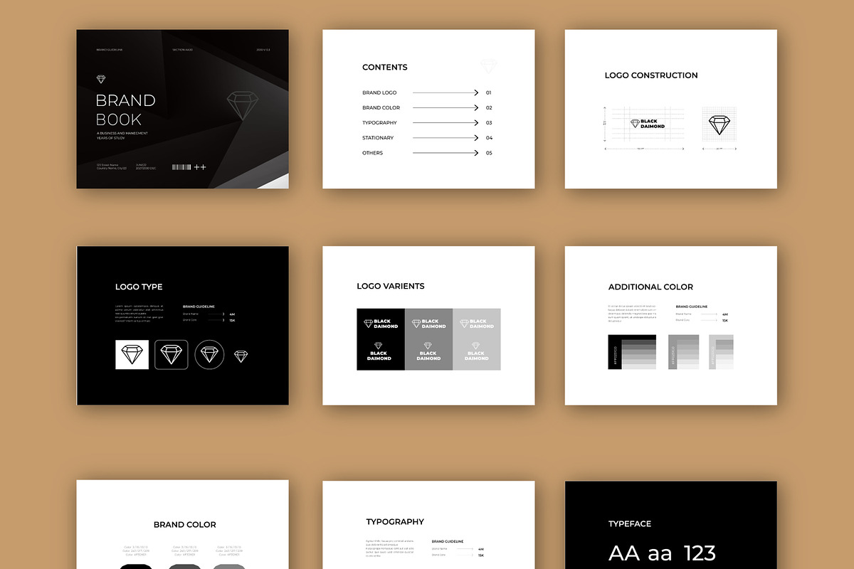 Brand Guide Book Layout, a Shopify Template by MightyDesign (Photo 2 of 6)