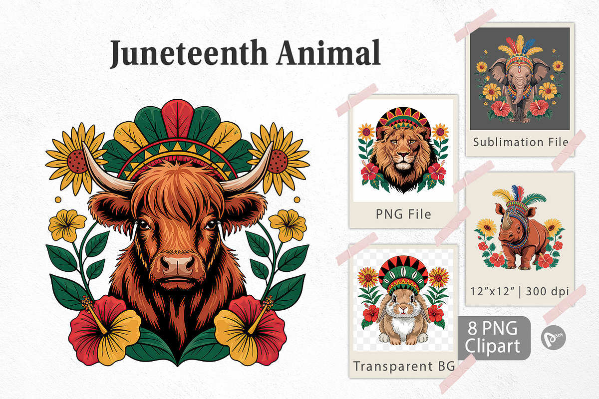 Juneteenth Animal, a Graphic by Artnoy (Photo 1 of 5)