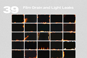 Film Grain and Light Leaks Overlays, a Texture Graphic by PhotoSpirit (Thumbnail 8 of 8)