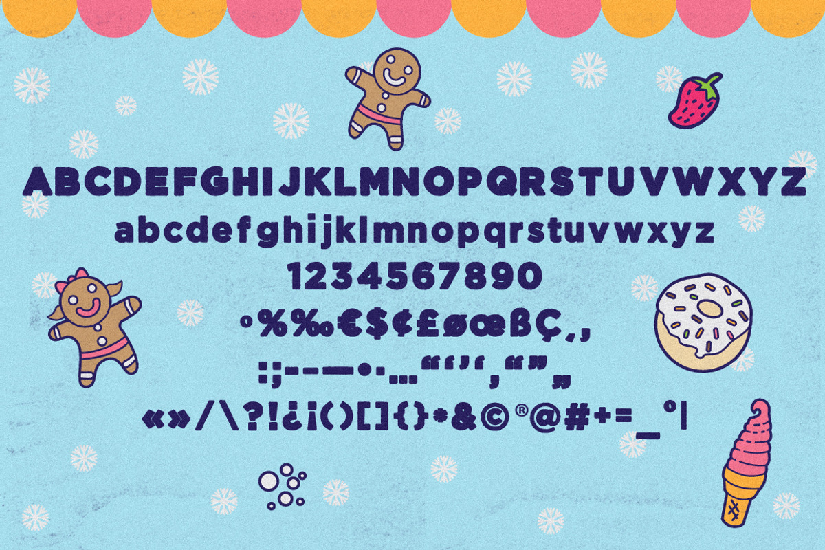 Chiko Cookies Typeface + Cute Bonus preview 2
