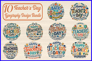 Creative Typography Design Bundle, a Person Illustration by Artivon